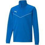 Puma teamRise kék gyerek 1/4 cipzáras felső