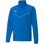 Puma teamRise kék gyerek 1/4 cipzáras felső