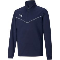 Puma teamRise sötétkék gyerek 1/4 cipzáras felső