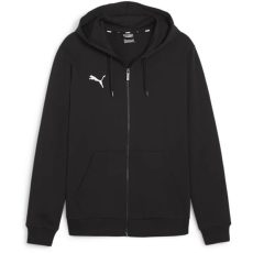 Puma teamGOAL Casuals pamut kapucnis fekete férfi cipzáras szabadidő felső