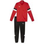 Puma teamRISE piros/fekete gyerek tréningruha garnitúra