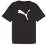 Puma teamRise Logo pamut fekete gyerek póló