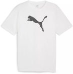  Puma teamRise Logo pamut fehér gyerek póló