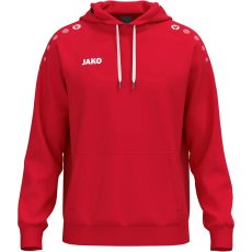 Jako One pamut piros férfi kapucnis pulóver