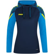 Jako Performance kapucnis sötétkék/világoskék női pulóver
