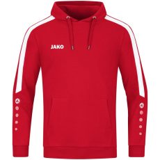 Jako Power kapucnis piros férfi pulóver