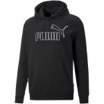  Puma Essentials Elevated kapucnis fekete férfi pulóver