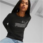 Puma Essentials fekete női pulóver
