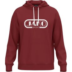 Jako promo 2.0 pamut kapucnis bordó férfi pulóver
