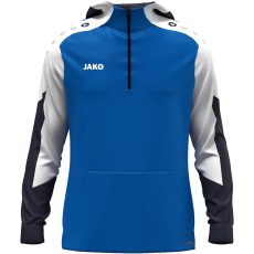 Jako Dynamic kapucnis 1/4 cipzáras kék pulóver