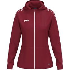 Jako One kapucnis bordó női szabadidő felső
