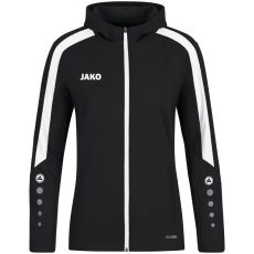 Jako Power kaucnis fekete női cipzáras szabadidő felső