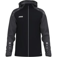 Jako Sonic kapucnis fekete/sötétszürke férfi szabadidő felső