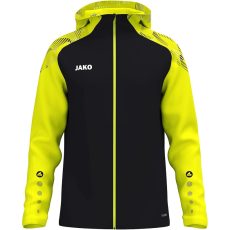 Jako Sonic kapucnis fekete/sárga férfi szabadidő felső