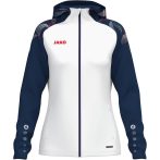   Jako Sonic kapucnis fehér/sötétkék női szabadidő felső
