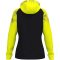 Jako Sonic kapucnis fekete/sárga női szabadidő felső