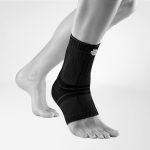 Bauerfeind Sports fekete Achilles-ín támasztózokni 