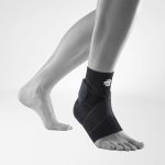 Bauerfeind Sports fekete bokarögzítő jobb láb