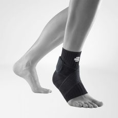 Bauerfeind Sports fekete bokarögzítő jobb láb
