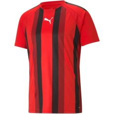 Puma teamLIGA Striped piros gyerek mez