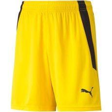 Puma teamLIGA sárga gyerek rövidnadrág