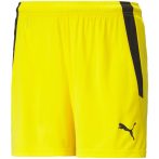 Puma teamLIGA sárga női rövidnadrág