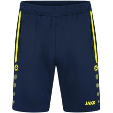 Jako Allround tréning sötétkék/sárga gyerek rövidnadrág