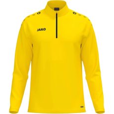 Jako One rövid cipzáras sárga férfi pulóver