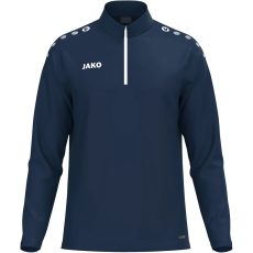  Jako One rövid cipzáras sötétkék/fehér férfi pulóver