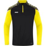 Jako Performance 1/4 cipzáros fekete/sárga férfi pulóver