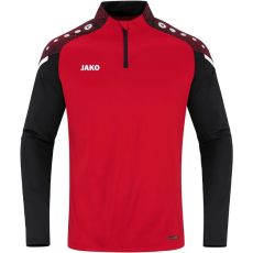 Jako Performance 1/4 cipzáros piros gyerek pulóver