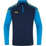   Jako Performance 1/4 cipzáros sötétkék/világoskék gyerek pulóver