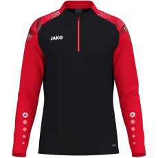  Jako Sonic rövid cipzáras fekete/piros férfi pulóver