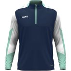 Jako Dynamic 1/4 cipzáros sötétkék/zöld pulóver