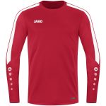 Jako Power piros unisex pulóver