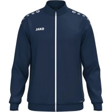 Jako One poliészter sötétkék/fehér férfi szabadidő felső