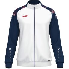 Jako Sonic poliészter fehér/sötétkék férfi szabadidő felső