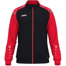 Jako Sonic poliészter fekete/piros férfi szabadidő felső