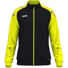 Jako Sonic poliészter fekete/sárga férfi szabadidő felső