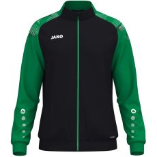 Jako Sonic poliészter fekete/zöld férfi szabadidő felső