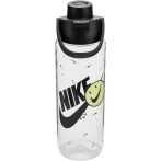   Nike TR Renew Recharge Chug Graphic átlátszó/fekete ivópalack 709 ml 