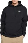 Nike Sportswear Club polár kapucnis fekete férfi pulóver
