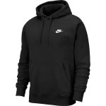 Nike Sportswear Club polár kapucnis fekete férfi pulóver