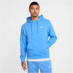 Nike Sportswear Club pamut kapucnis kék férfi pulóver