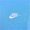 Nike Sportswear Club pamut kapucnis kék férfi pulóver