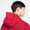Nike Sportswear Club polár kapucnis piros férfi pulóver