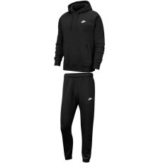 Nike Sportswear Club pamut kapucnis fekete férfi szabadidő garnitúra