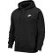 Nike Sportswear Club pamut kapucnis fekete férfi szabadidő garnitúra