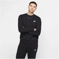 Nike Sportswear Club pamut Crew fekete férfi pulóver