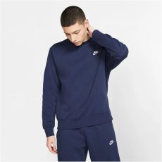 Nike Sportswear Club pamut Crew sötétkék férfi pulóver